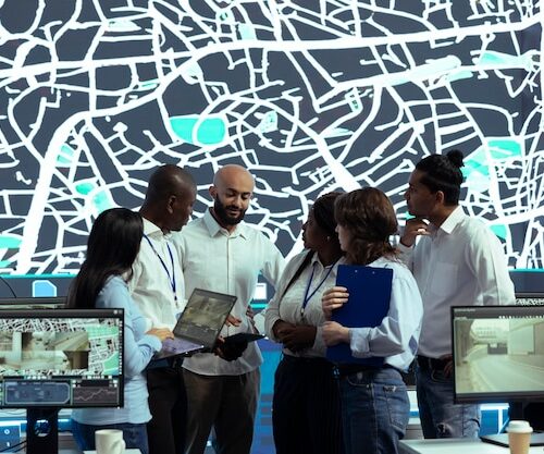 diverse-team-operators-analyzing-parcel-awb-logistics_482257-89002 diverse team operators