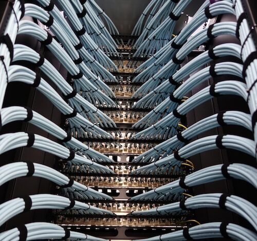 inside data center cables